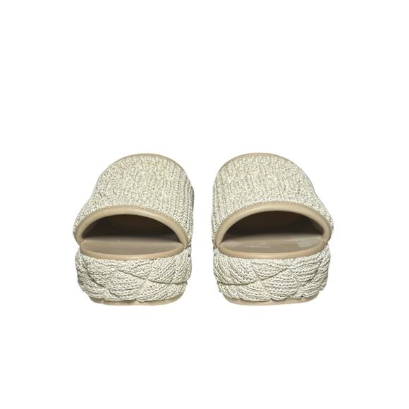 Chanel x Virginie Viard Interlocking CC Logo Raffia Mules Slides Sandals 39 NEW - Picture 3 of 8
